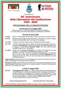 80° anniversario della Liberazione